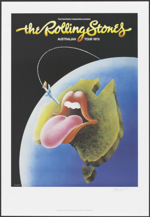 The Rolling Stones : Australian tour 1973 / design/illustration: Ian McCausland