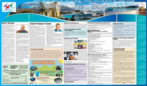 Glamorgan Spring Bay Council newsletter / Glamorgan Spring Bay Council