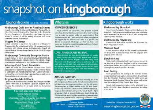 Snapshot on Kingborough / Kingborough Council