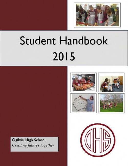 Student handbook / Ogilvie High School