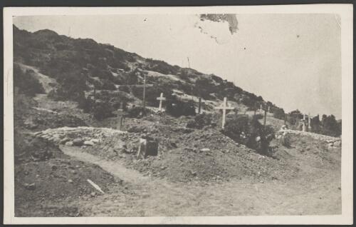 Graveyard at Gallipoli, Turkey, 1915