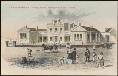 National Model and training School, Melbourne, approximately 1850