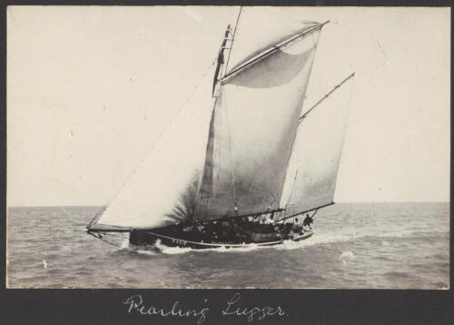 Pearling lugger, Broome, Western Australia, ca. 1926 [picture] / photos by R. A. Bourne