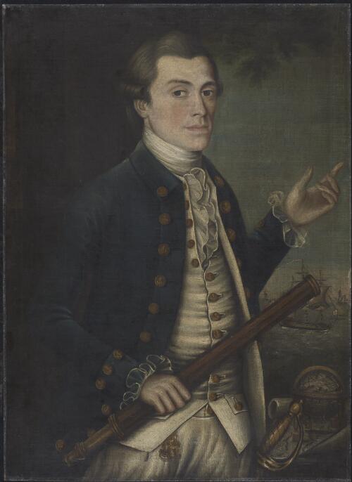 Portrait of Captain John Frodsham [picture] / Thomas Hazelhurst