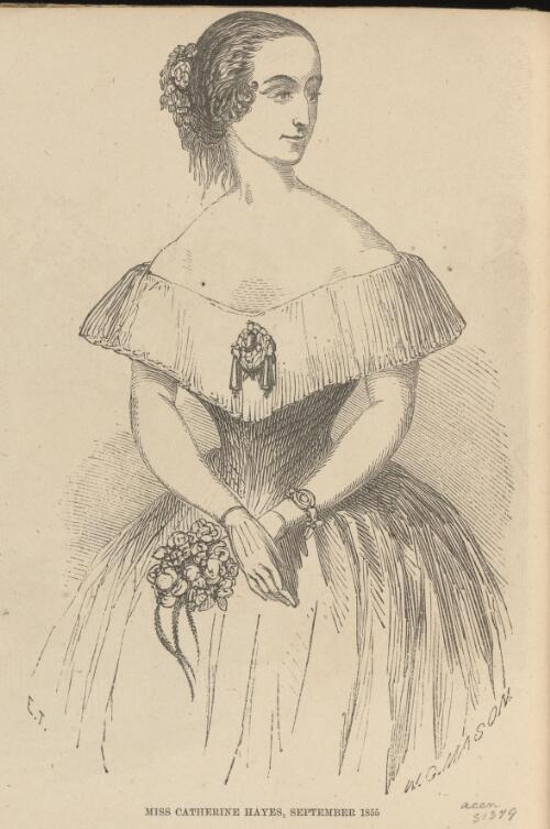 Miss Catherine Hayes, September 1855 [picture] / E.T.; W.G. Mason