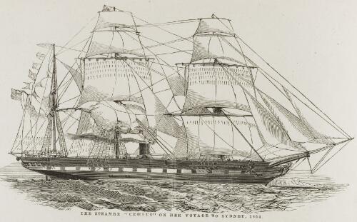 The steamer Croesus on her voyage to Sydney 1854 [picture]