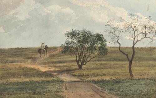 On the plains near Challicum, Victoria, ca. 1850 [picture] / [Duncan Cooper]