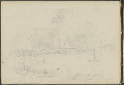 At Willunga, Atkinsons, South Australia, ca. 1844 [picture] / George French Angas