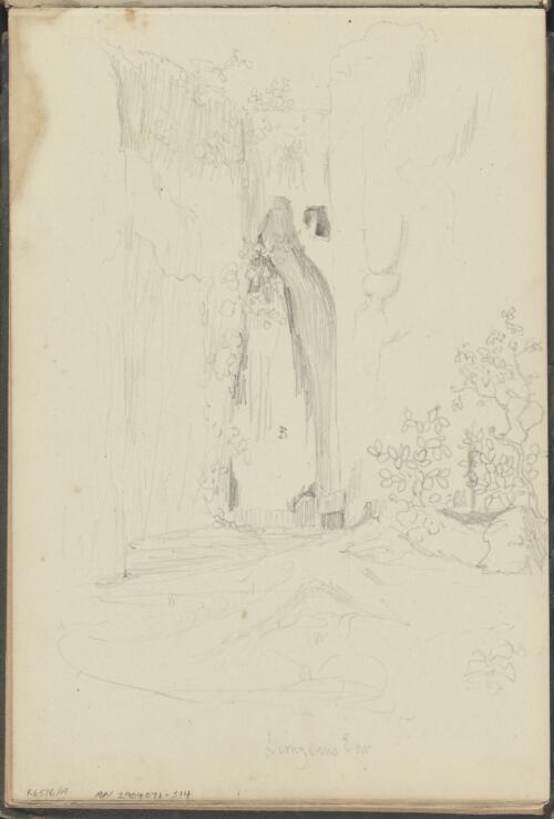 Dionysius ear, Syracuse, Itatly, ca. 1840 [picture] / George French Angas