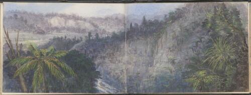 [New Zealand bush and river scene] [picture] / [Henry James Warre]