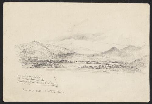 Mount Kosciusko, the highest summit of Munyang, March 6, 1840 [picture] / R.R