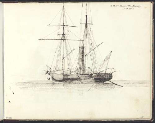 HMSV Blazer, Woodbridge, England, January, 1846 [picture] / [Owen Stanley]