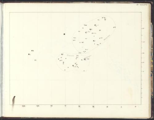 Constellations Perseus and Taurus, 1845 [picture] / [Owen Stanley]