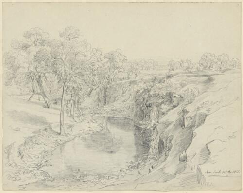 Merri Creek, 20th April 1855 [picture] [Eugene Von Guerard]