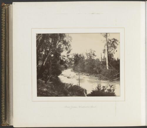 River Yarra, Warburton Road, Victoria, ca. 1900 [picture] / Nicholas Caire