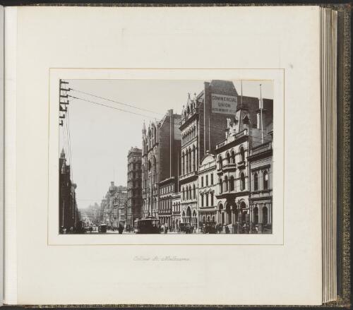 Commercial Union Assurance building on Collins Street, Melbourne, Victoria, ca. 1900 [picture] / Nicholas Caire