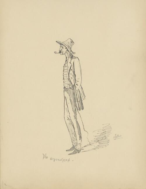 The stockman, 1895 [picture] / J.S. Allan