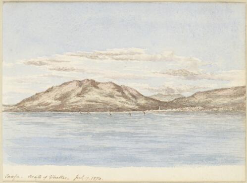 Tarefa [i.e. Tarifa], Straits of Gibraltar, July 7, 1874 [picture] / [Whately Eliot]