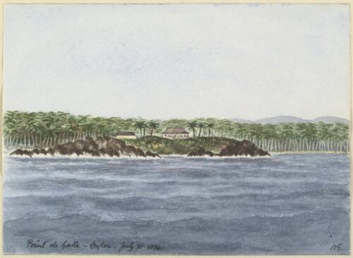 Point de Galle, Ceylon, July 31 1874 [1] [picture] / W.E