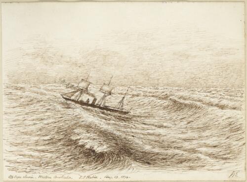 Off Cape Lewin [i.e. Leeuwin] Western Australia, August 13 1874 [picture] / W.E