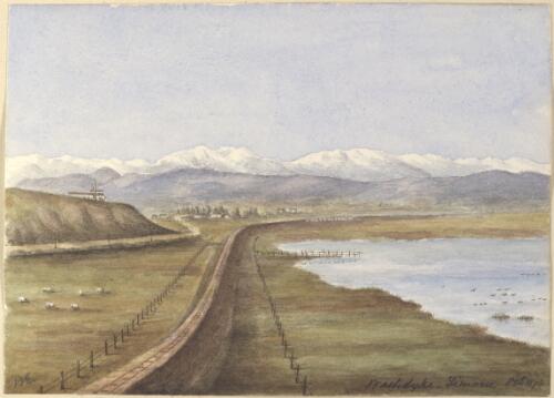 Washdyke, Timaru, October 1874 [picture] / [Whately Eliot]