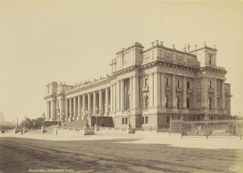 Parliament House, Melbourne [picture] / J.W. Lindt