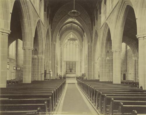 St David's Cathedral, Hobart, 1895 [picture] / J.W. Beattie