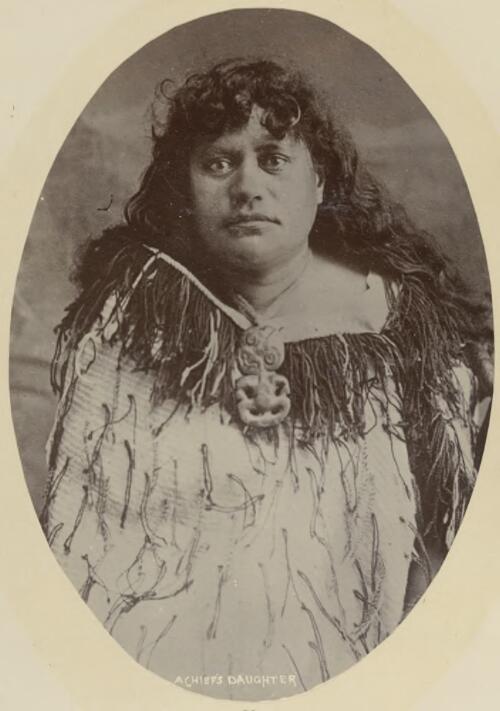 Maori Chief's daughter, New Zealand, 1894 [picture]