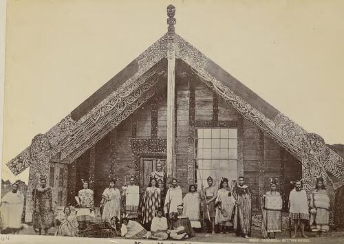 Maori Runanga or Meeting House, New Zealand, 1894 [picture]