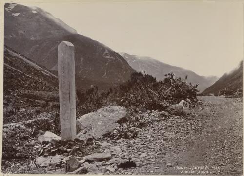 Summit of Arthur's Pass, New Zealand, 1894 [picture]/ Wheeler & Son