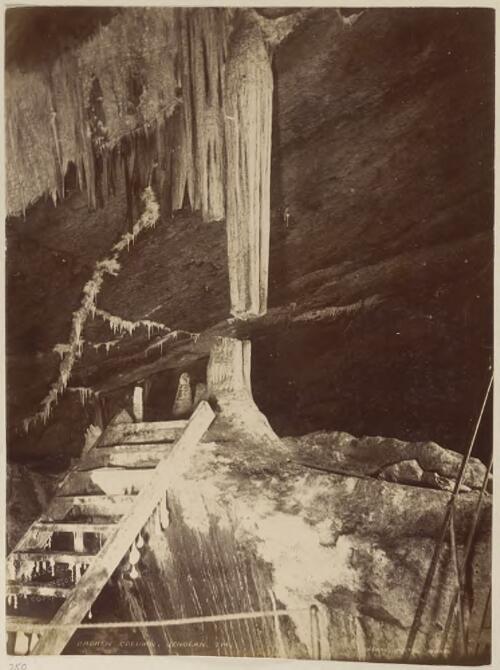 Broken column, Jenolan Caves, New South Wales [picture] / Kerry & Co