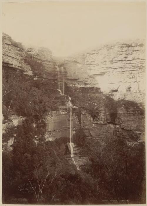 Falls near Govett's Leap, New South Wales, 2 [picture] / Kerry & Co