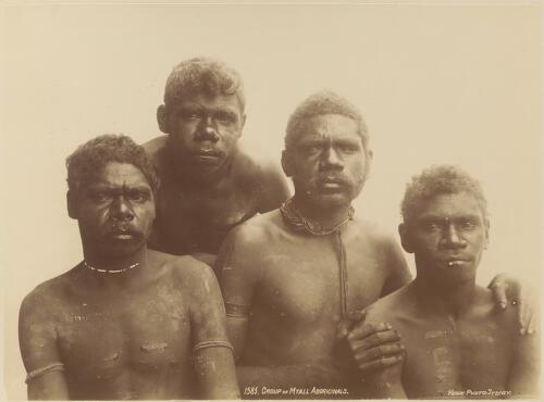 Group of Myall Aborigines, New South Wales [picture] / Kerry & Co
