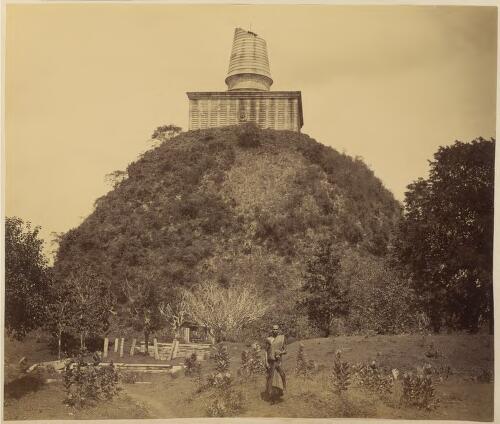 Jetavanarama Dagoba, the largest Buddhist temple (stupa) in the world which was built by King Mahâsena (276-303 AD) at Anurdhapura, Sri Lanka, ca. 1895 [picture]