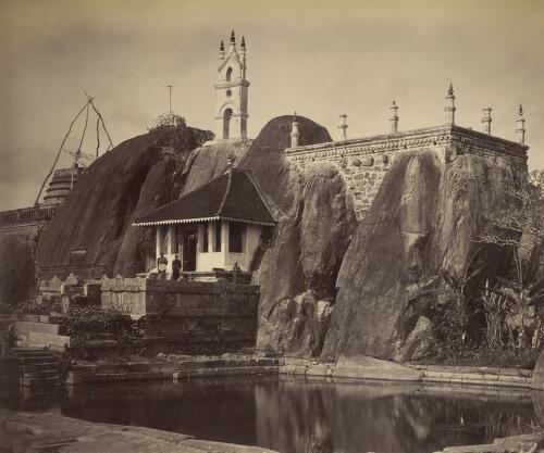 Monastery and lake from the Anuradhapura period, Sri Lanka [picture]