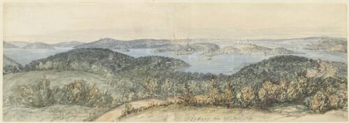 Sydney from the North Shore, 1860 [picture] / F.J. Jobson