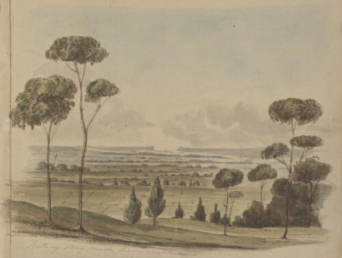 Botany Bay Heads from Newtown, New South Wales [picture] / Robert Marsh Westmacott
