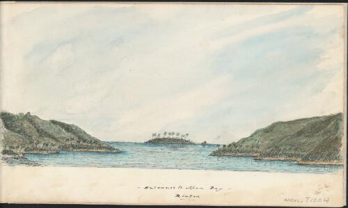 Entrance to Apoa Bay, Riatea [i.e. Raiatea], French Polynesia, ca. 1850 [picture]
