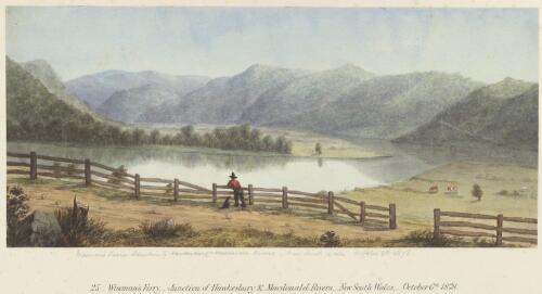 Wisemans Ferry, junction of Hawkesbury and Macdonald Rivers, New South Wales [picture] / [T.G. Glover]