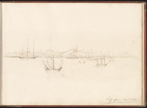 Singapour, April 1843 [picture] / Auguste Jagerschmidt