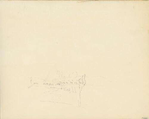 Preliminary outline of a landscape, New South Wales, ca. 1818, 3 [picture] / Edward Close