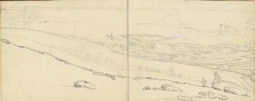 Newcastle from the mill, New South Wales, ca. 1820 [picture] / Edward Close