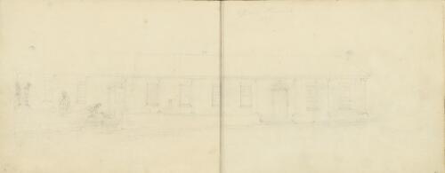 Officers' Barracks at Sydney Barracks, New South Wales, 1817 [picture] / Edward Close