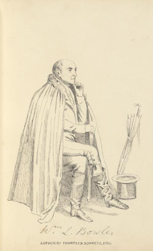 Portrait of Wm. L. Bowles, author of Fourteen sonnets, 1786 [picture] / [William Romaine Govett]