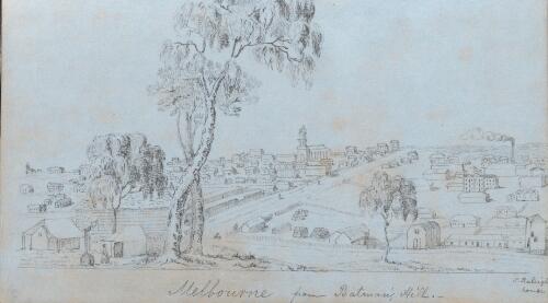 Melbourne from Batman's Hill [picture] / Frederick Mackie