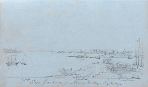 Port Jackson from Dawes Battery, Sydney [picture] / Frederick Mackie