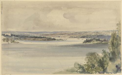 Sydney Harbour from Springfield [picture] / [George Penkivil Slade]