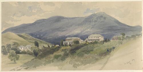 Mount Wellington from the road to the waterworks, Hobarton [picture] / G.P.S