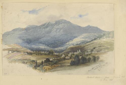 Hobart Town from Georges' Hill [picture] / G.P.S