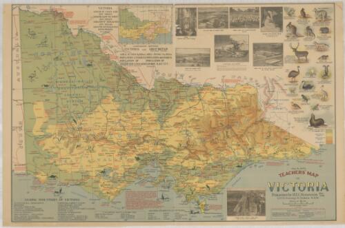 Teachers map of Victoria. Map no. 607A / published by H.E.C. Robinson Pty Ltd